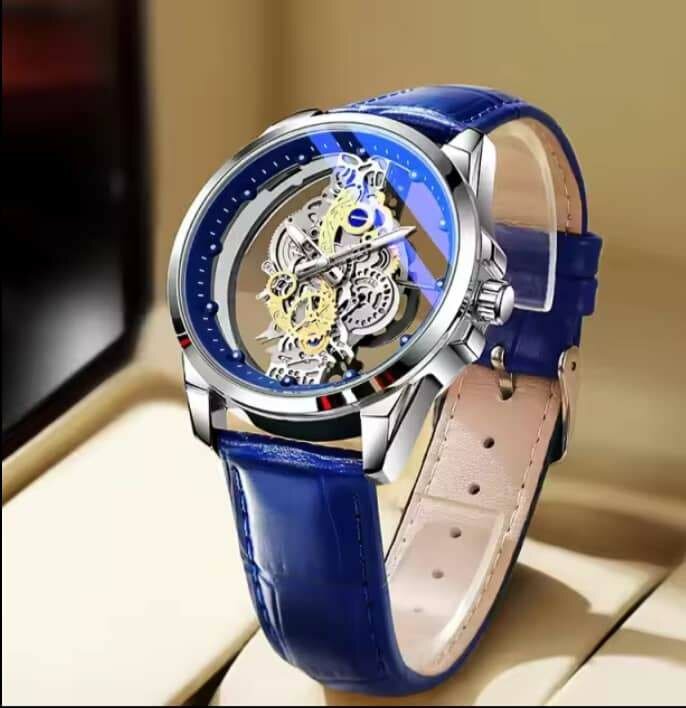 Montre squelette homme élégante