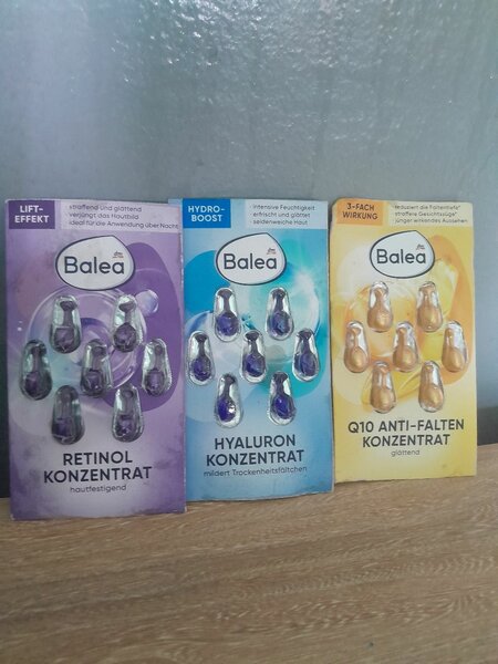 Capsules de vitamines visage