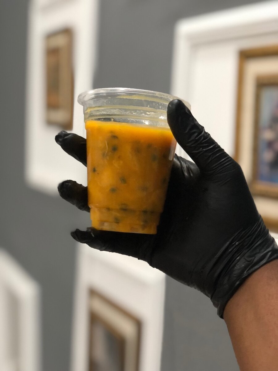 Jus de fruit de la passion frais