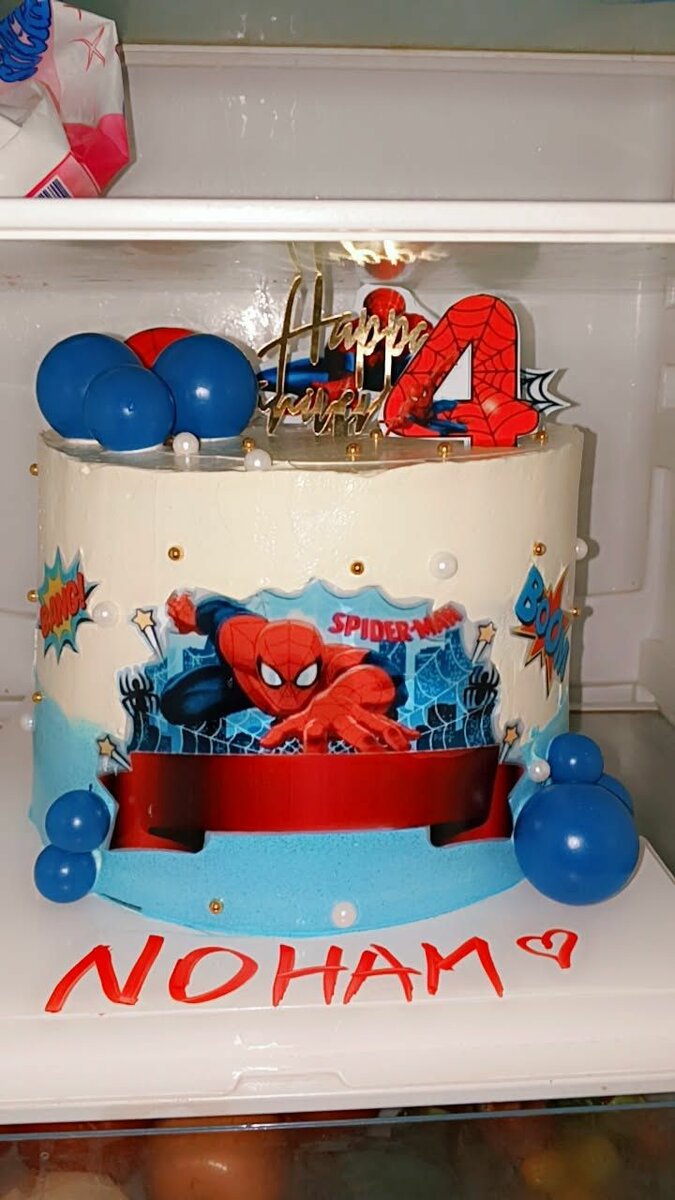Gâteau d'anniversaire Spider-Man