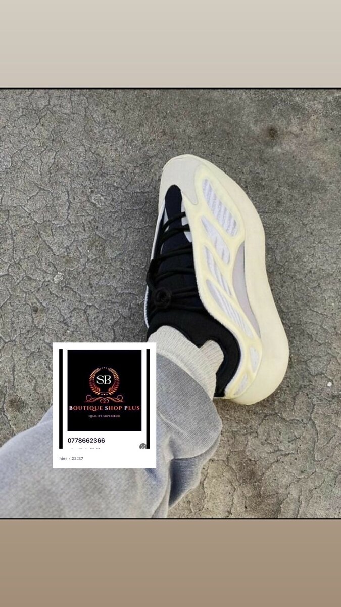 Basket Adidas YEEZY V3 authentique avec sa boîte