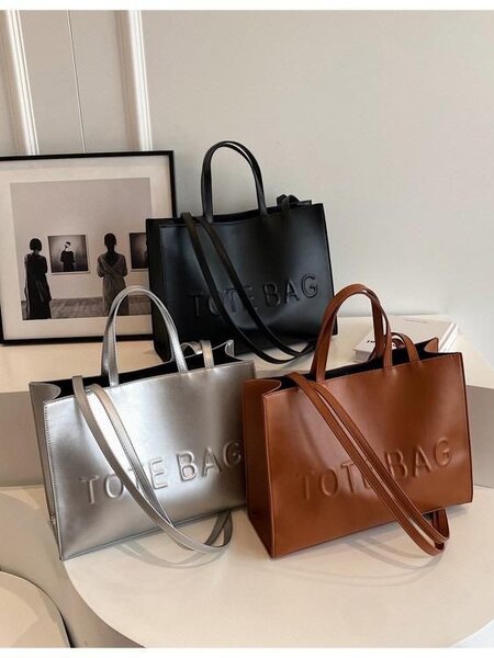 Sac shopping élégant cuir