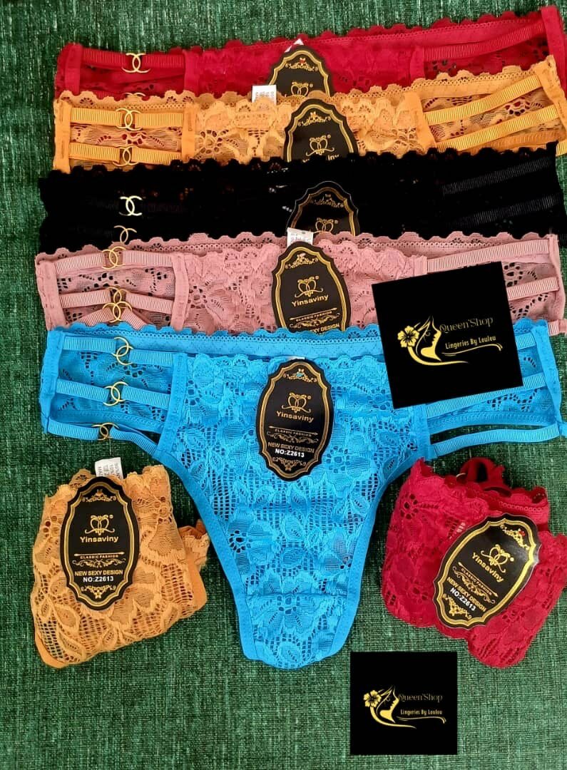 6 lots de culottes en dentelle