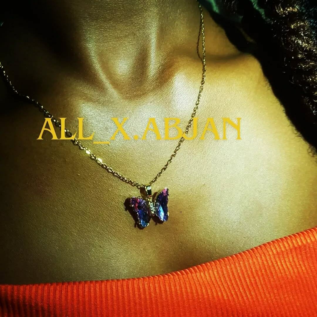 Collier "butterfly glow" 9