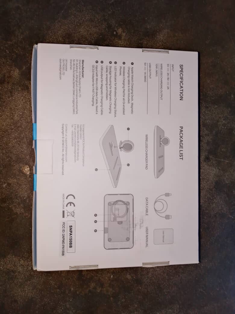 Chargeur Sans Fil 2-en-1