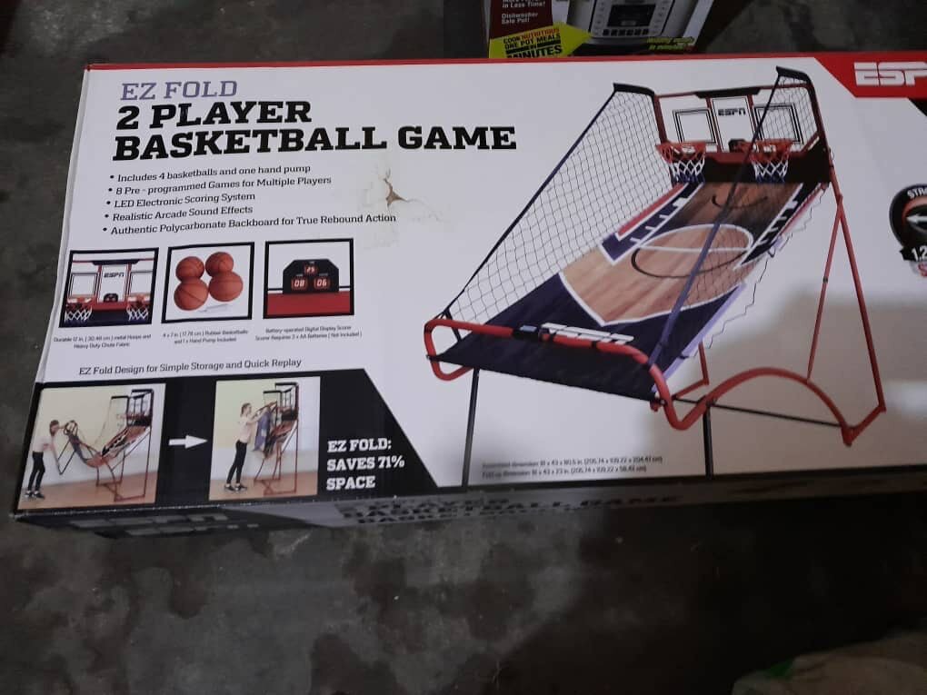 EZ FOLD BASKETBALL GAME