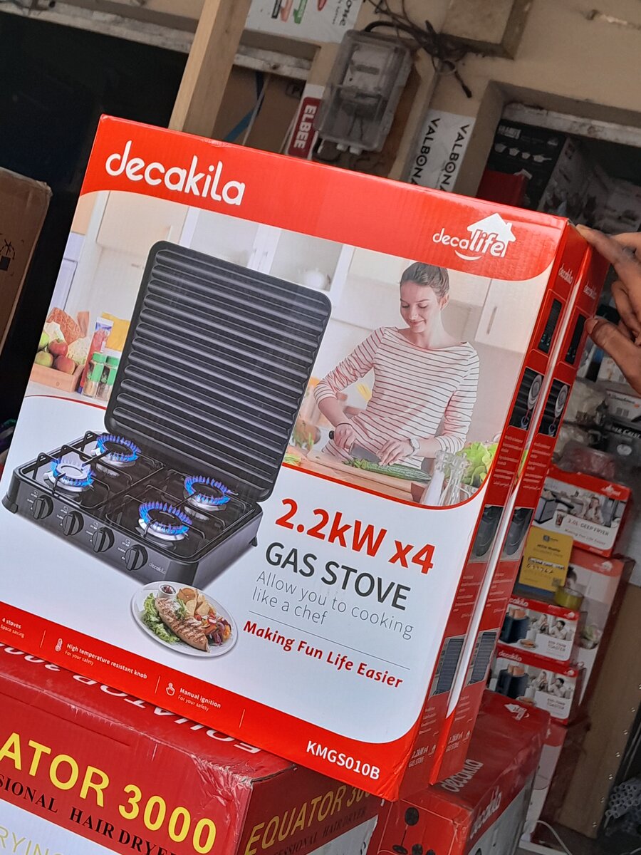 Decakila 4burner gas stove