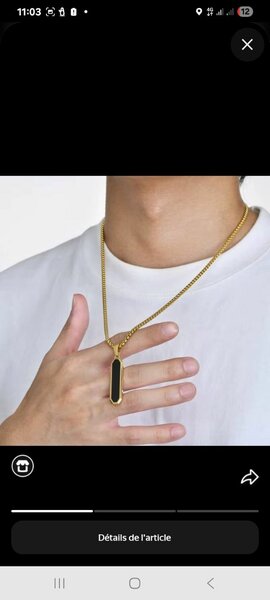 Collier pendentif élégant