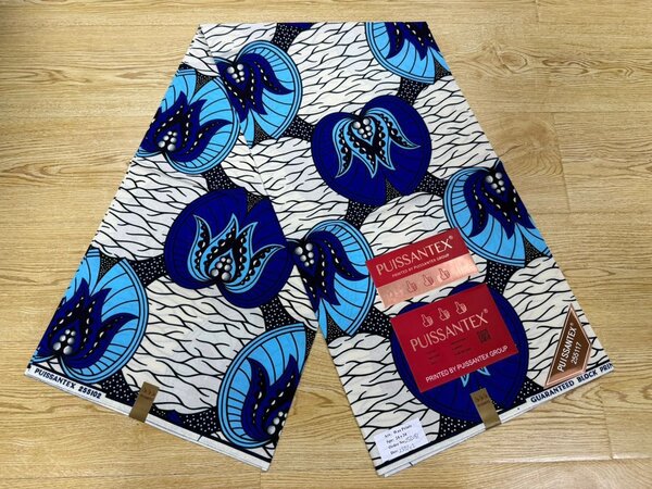 Tissu Wax Africain Floral