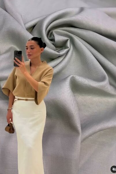 Красивая дышащая льняная ткань для пошива одежды