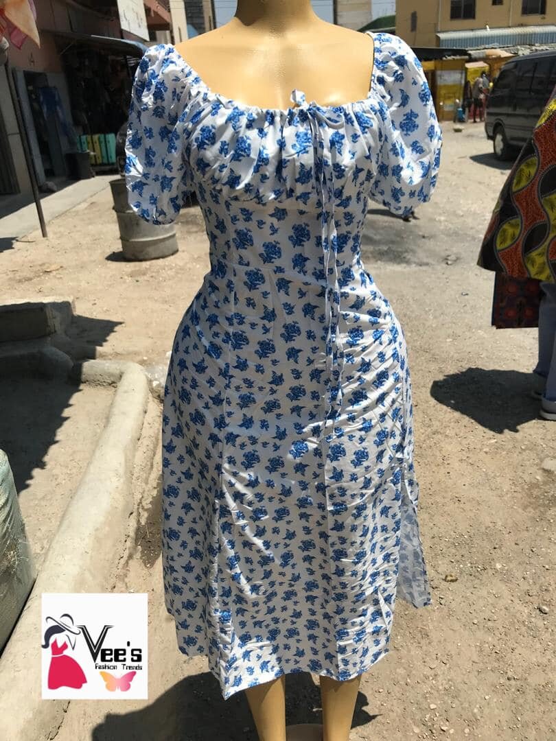 Women's summer sundress with print