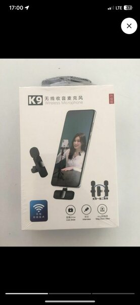 K9  Pair. Wireless microphone