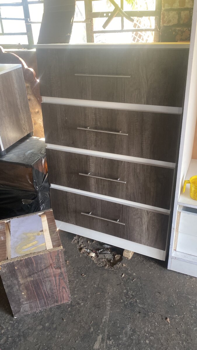 Headboard and chairs