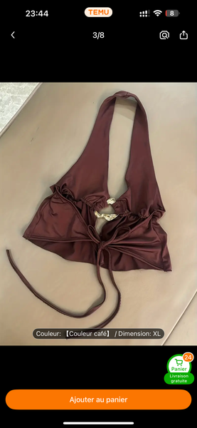 Ensemble deux pièces café