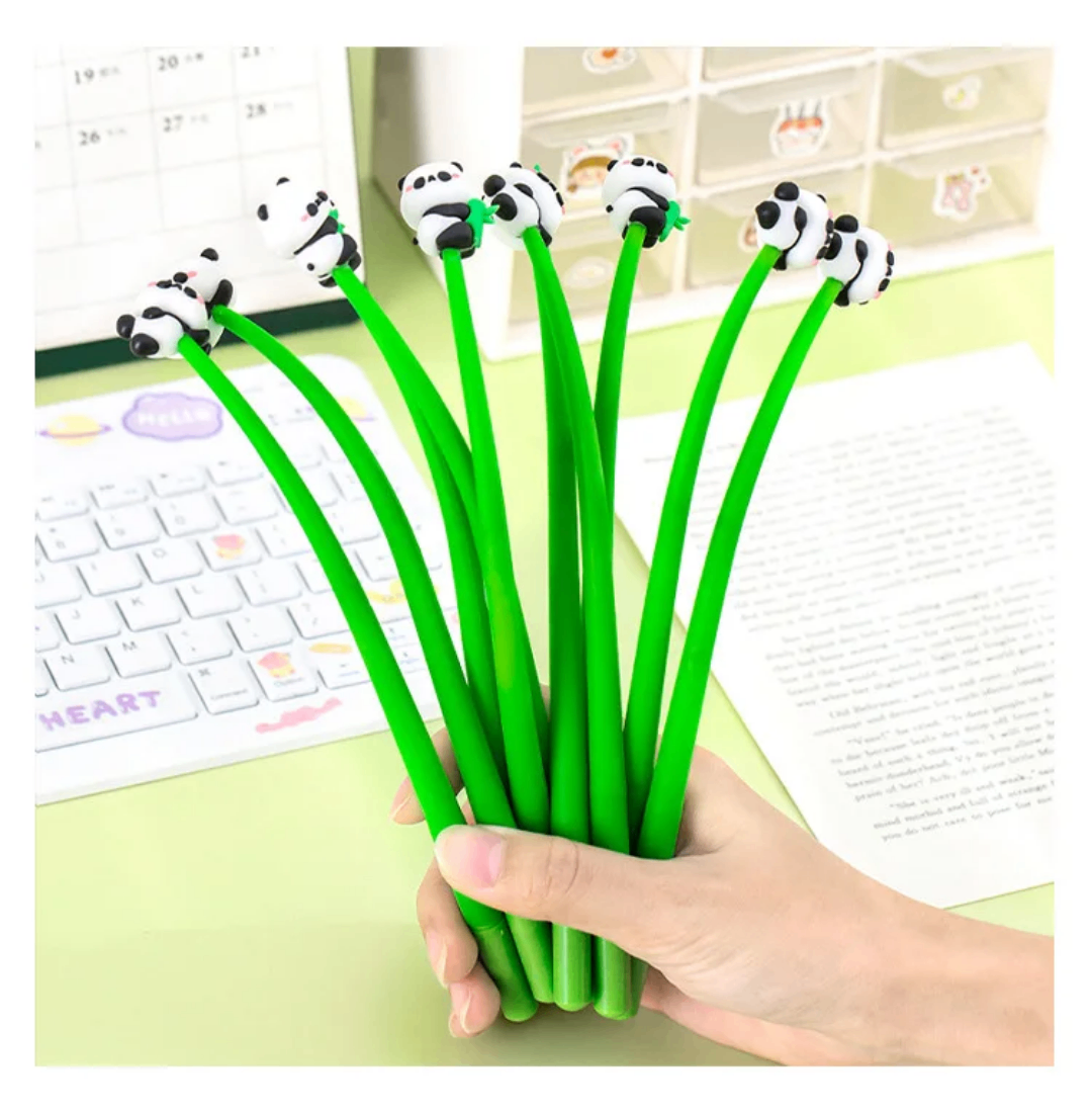 Stylos panda mignons bic noir