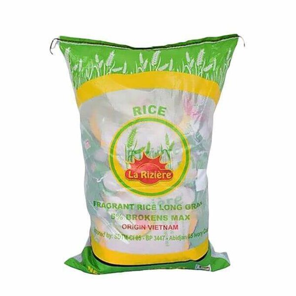 Riz parfumé long grain 25kg