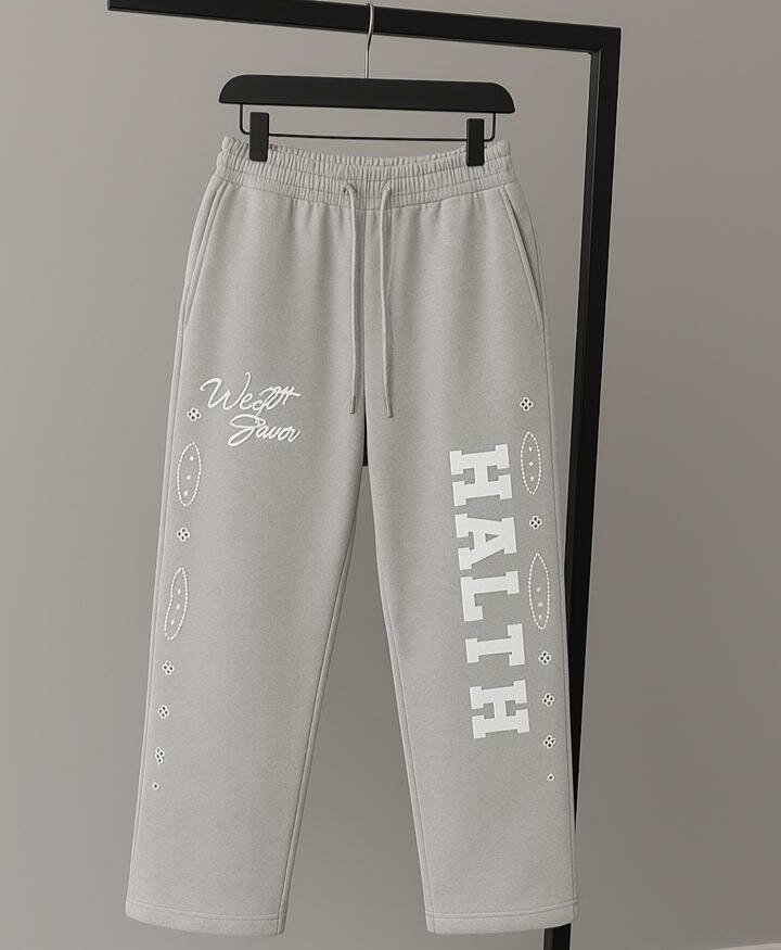 Pantalon de jogging gris unisexe