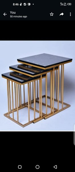 3 piece square UV table