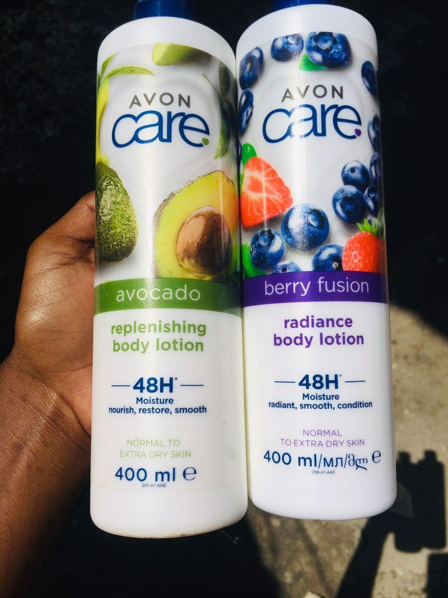 Avon care lotions