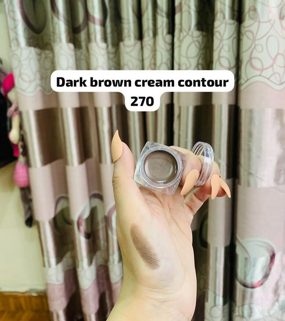 Dark brown cream contour 