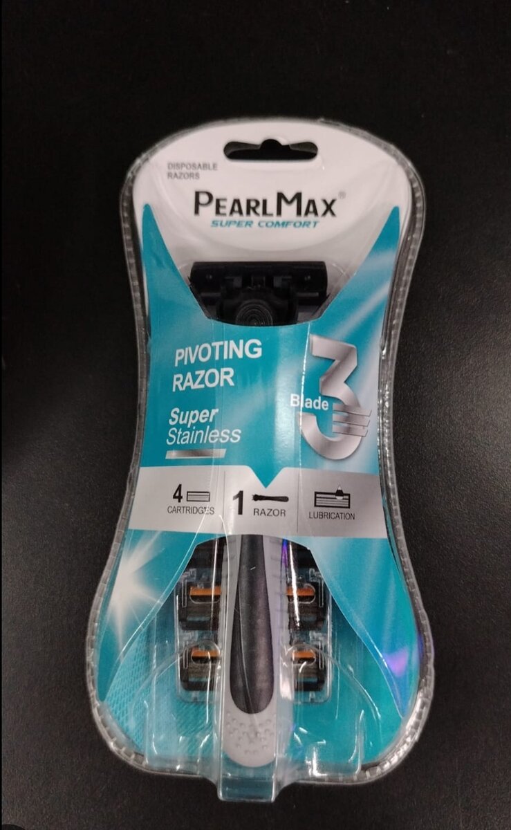 Rasoir jetable PearlMax à 3 lames