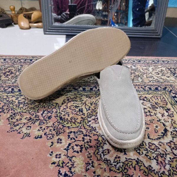 Mocassins d'été en daim confortables