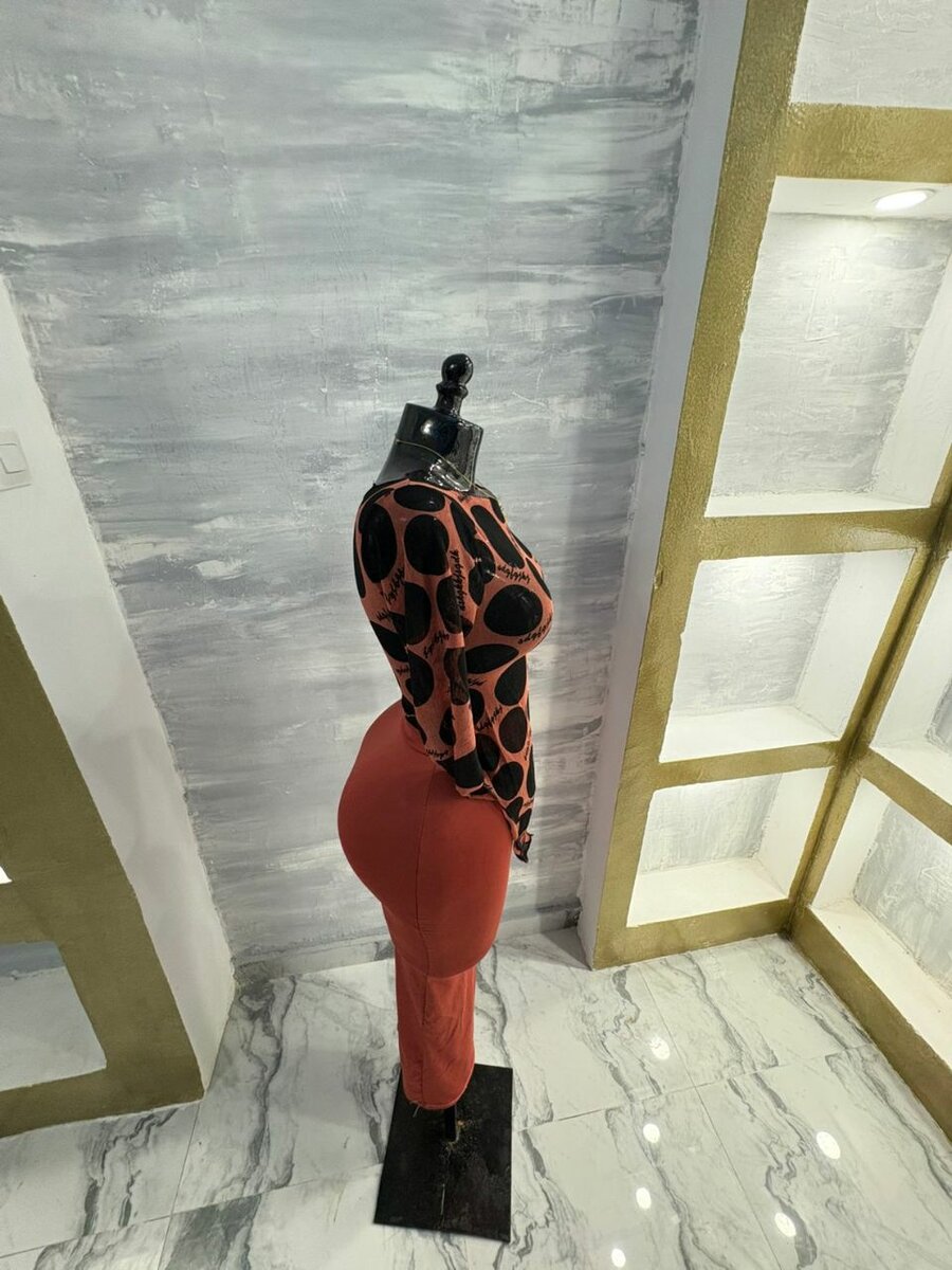 Chic Polka Dot Bodycon Dress