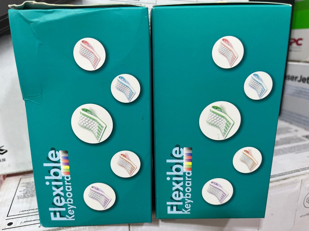 Clavier flexible pour bureau