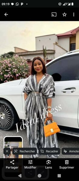 Robe Élégante en Rayures