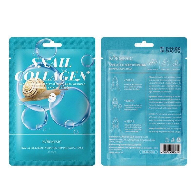 Masque Visage Hydratant Collagène