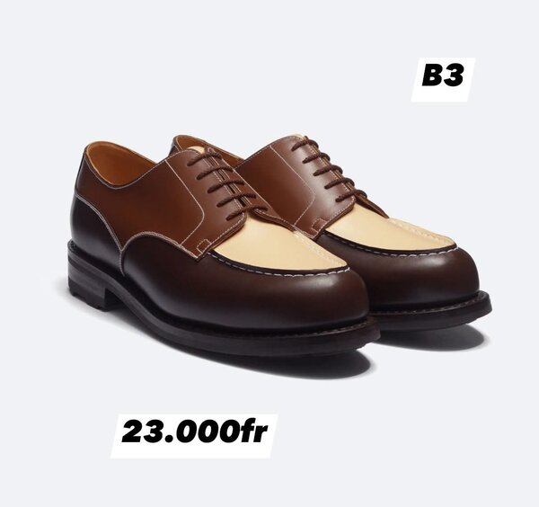 Chaussures élégantes homme cuir