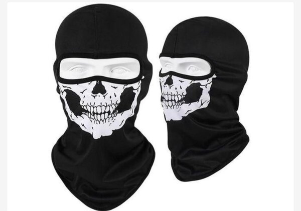 Cagoule Motif Crâne Unisexe