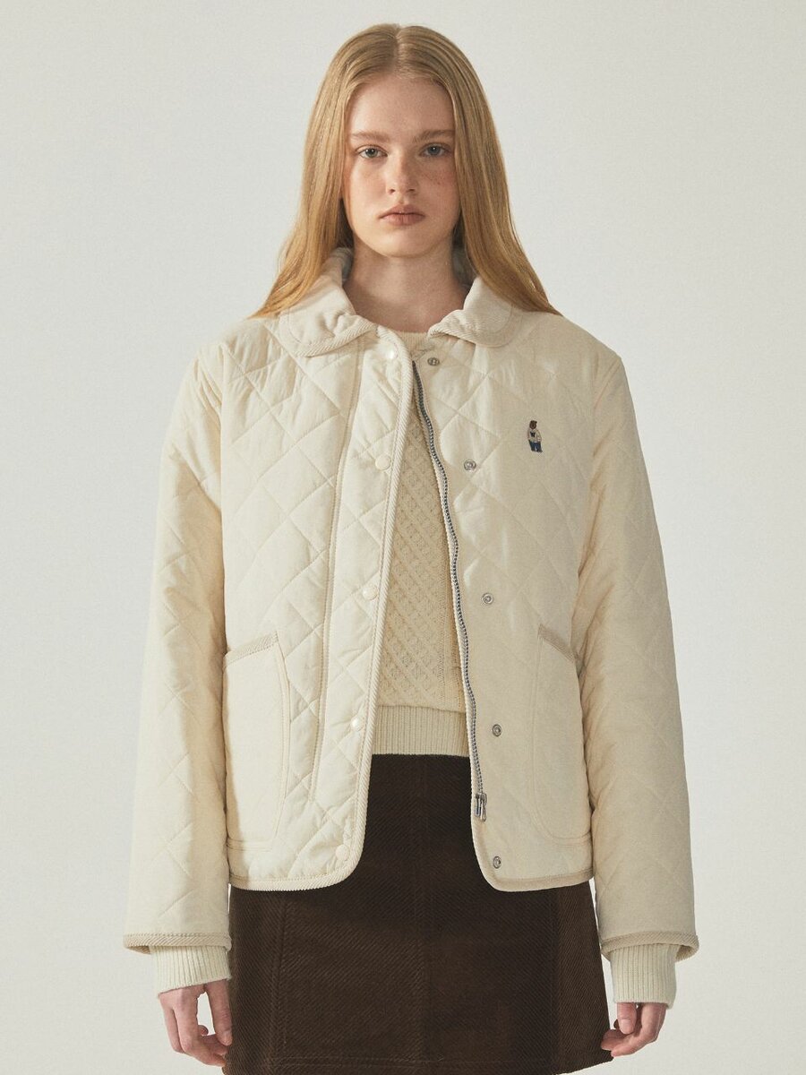 Стёганая куртка от корейского бренда Whoau.