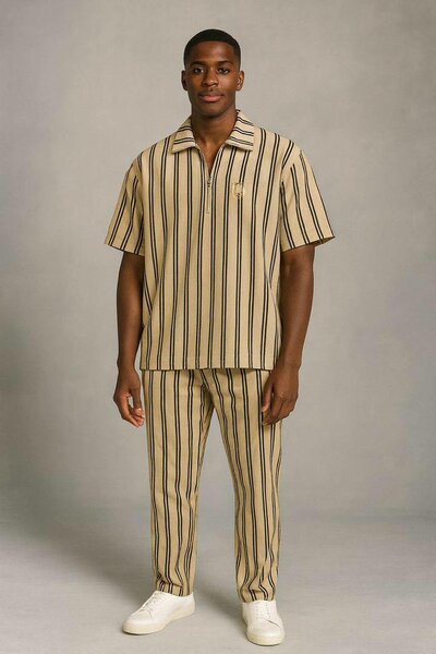 Ensemble à rayures homme