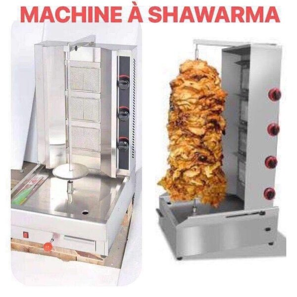 Machine à kebab pour chawarma