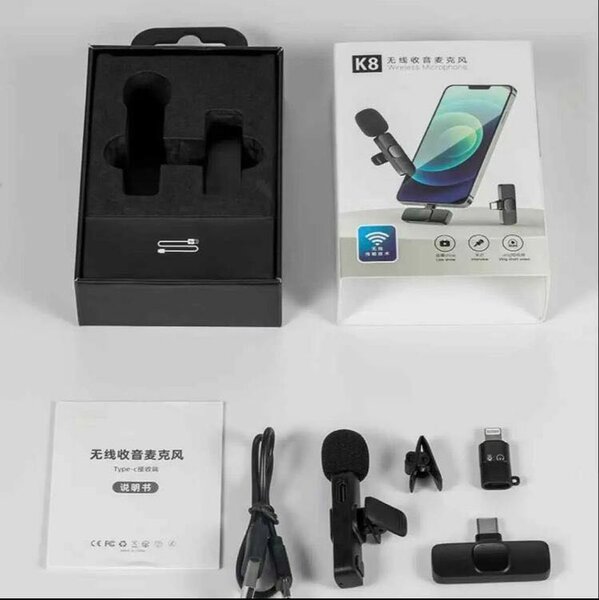 K8 vlogger mic/wireless mic