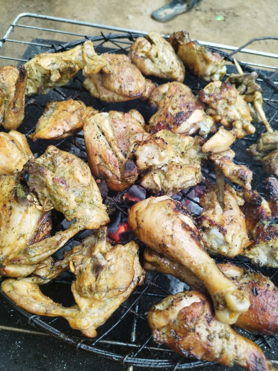 Poulet grillé savoureux