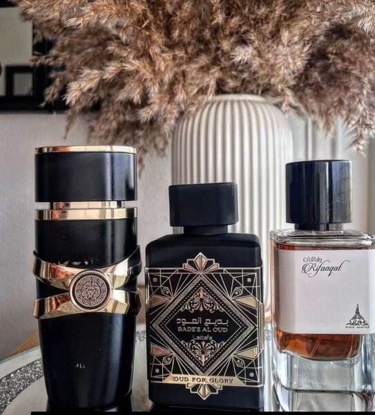 Asad , oud for Glory & Rifaakat perfumes ( 1000gh for all)