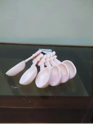 Large Size 4 Inches Imperial Acrylic Spoon 6 Piece Set,