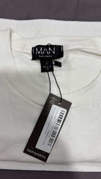 T-shirt blanc "NOPE" BoohooMAN