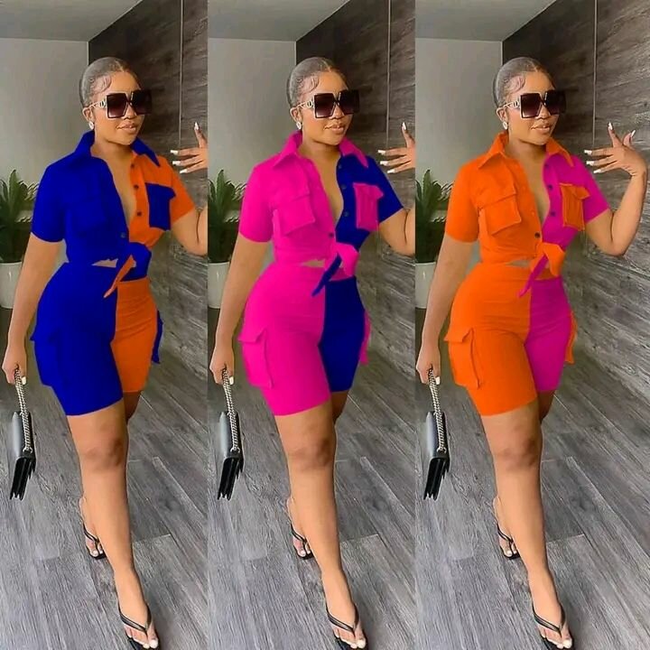 Combinaison short femme tendance