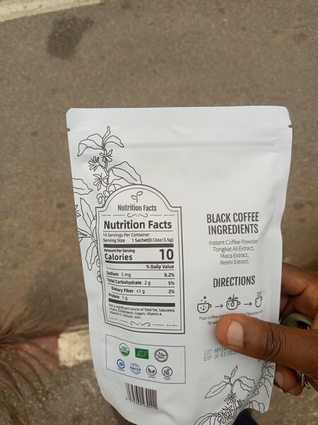 Black coffee  (14 sachets)