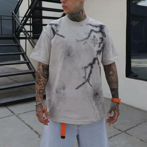 T-shirt graphique moderne homme