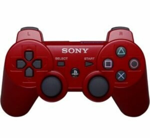 Manette PS3 Sans Fil Rouge