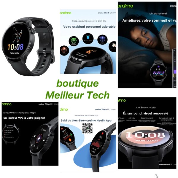 Montre Connecté oraimo ER rond