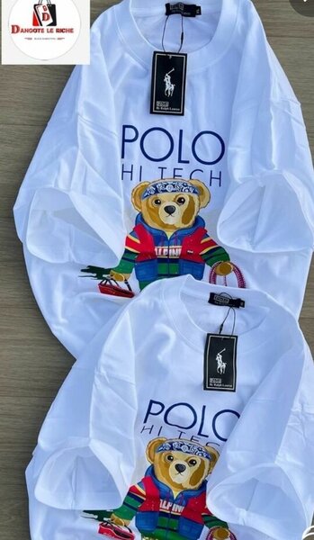 T-shirt homme Polo avec motif ours