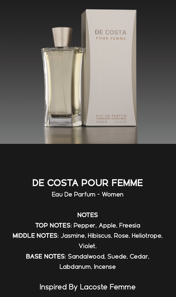 De Costa Pour Femme Parfum