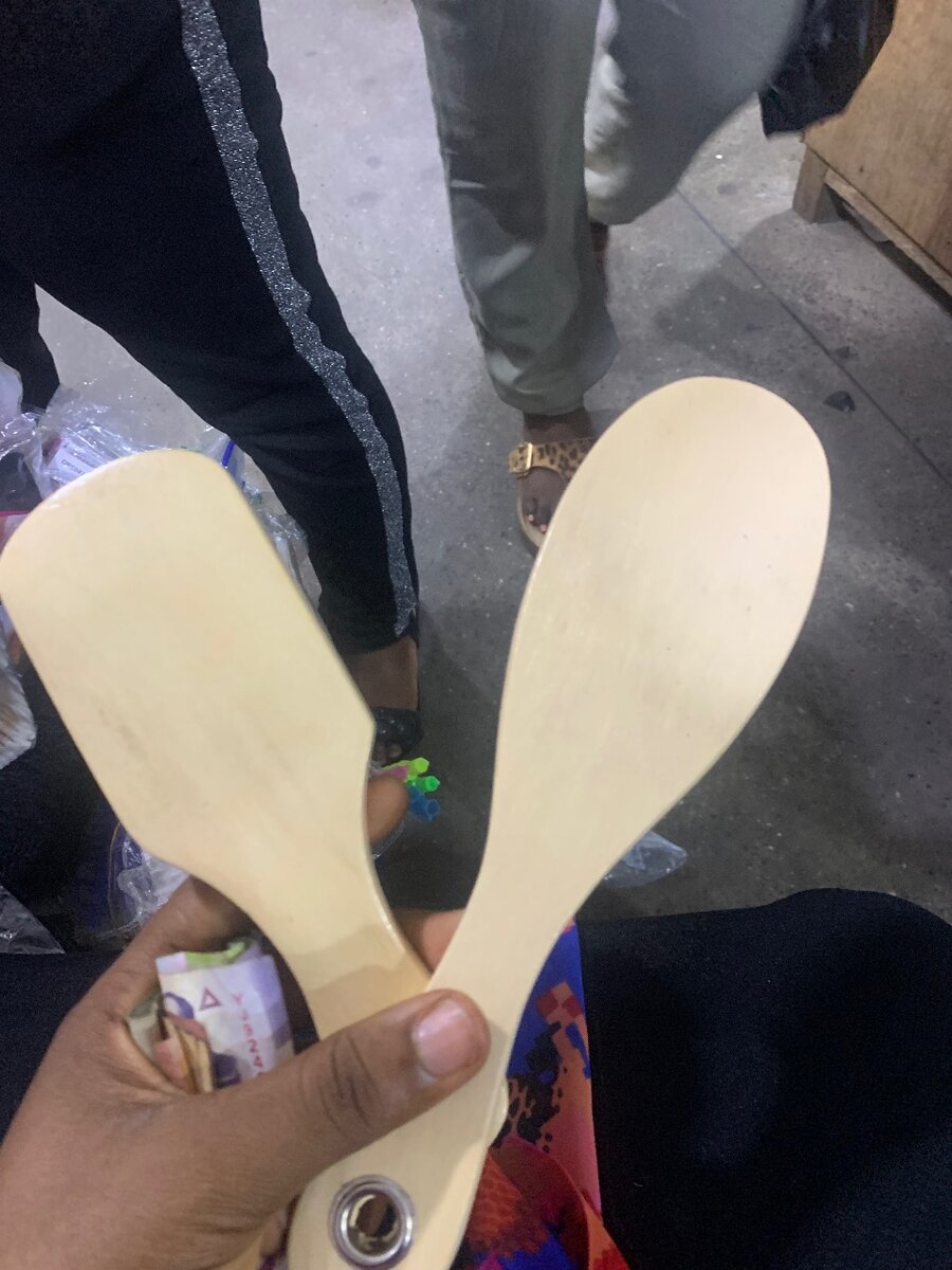 Wooden hair brush