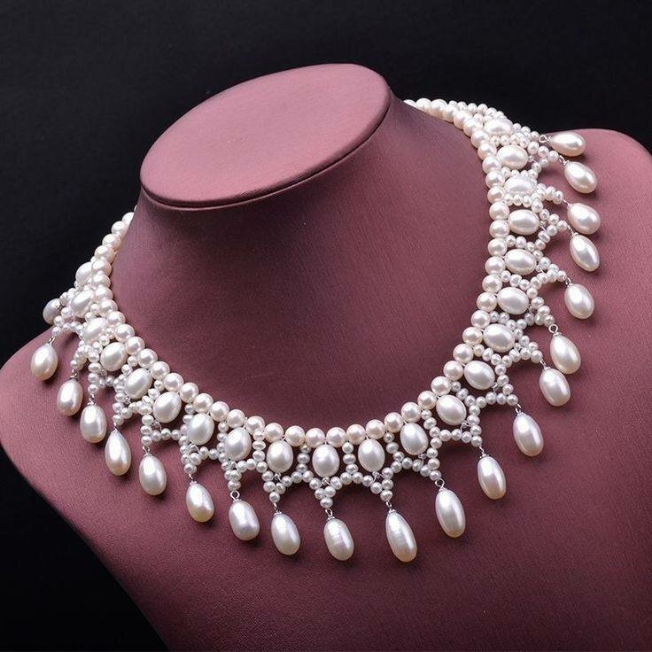 Collier en perles élégant