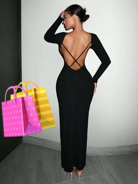 Robe rayée élégante